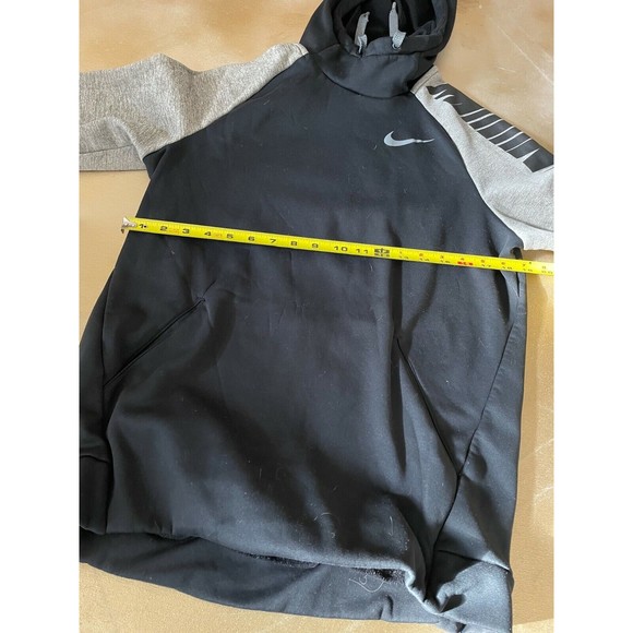 Men’s Nike Dri Fit Fleece Lined Hoodie Gray Sweatshirt Hoodie Size Men’s… - Picture 6 of 8
